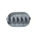 Support à tacos en silicone forme de vague étagère à tortillas ustensile de cuisine - Poêle à Tortilla Elliptique / Gris