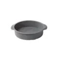 Moule à gâteau en silicone rond antiadhésif plat de cuisson 9 pouces pour pâtisserie DIY. - Moule à Gâteau Gris