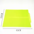 Tappetino scolapiatti in silicone verde, 43x33cm tappetino asciugatura stoviglie cucina. - Tappetino Scolapiatti Verde