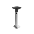 Stainless steel pineapple corer slicer tool with ergonomic black T-handle main view - Pineapple Corer / Black