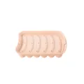 Silikon Wurstform mit Deckel, hitzebeständige Hotdog Backform für hausgemachte Snacks. - Rosa