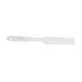 Spatule en Silicone, Motif de Paillettes Colorées, Grattoir à Pâtisserie Blanc Troué - Grande Spatule Vermicelles Colorés
