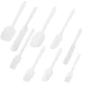 9-teiliges Silikon-Spatel-Set mit bunten Streuern, flexible Back-Schaber-Werkzeuge für Kuchen. - Bunte Streusel Spatel Set 9 Stück Gekartet