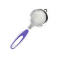 Tamis à farine en acier inoxydable passoire de cuisine avec poignée violette utile - Tamis à Farine Violet