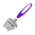 Tranchet à fromage en acier inoxydable avec poignée violette blanche outil de cuisine - Trancheur de Fromage Violet