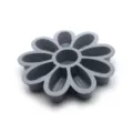 Moule de cuisson tournesol en silicone gris pour gateaux DIY, outil de cuisine durable. - Gris
