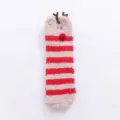 Simpatiche calze soffici da renna di Natale per donna, calzini caldi in pile corallo invernali. - Colore 11