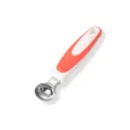 Stainless steel fruit ball scoop and melon baller with non-slip handle kitchen tool - Orange