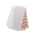 Pink silicone honeycomb ice cube tray with lid, flexible 37-grid iced drink maker mold. - Pink Honeycomb Ice Tray