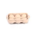 Moule à glaçons sphériques en silicone beige à 6 grilles avec couvercle pour cuisine - Rose 6-Boules