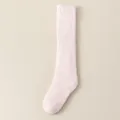 Calcetines largos de felpa de coral rosa acogedores para mujer, calcetines térmicos de invierno. - Rosa