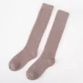 Women winter long fuzzy coral fleece sleep socks thick cozy warm home snow socks variant - One Size / White