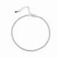 Silberfarbenes glitzerndes Kettenarmband für Damen, minimalistischer eleganter Armschmuck. - S682 Stil (Platingold) / 19+6cm