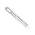 Stainless steel lemon zester kitchen peeler tool with hanging loop for easy cooking. - Lemon Zester / Stainless Steel