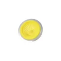 Filtre d'evier de cuisine en silicone jaune avec bord en metal anti-obstruction evier - Jaune