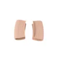 Pair of silicone pot ear handle covers heat insulation anti-scald kitchen tool brown - Pink