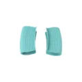 Silicone pot handle cover heat resistant kitchen anti-scald grip sleeve protector 2pcs - Green