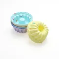 Stampo per dolci mini gugelhupf in silicone colorato muffin utensile da cucina nuovo - Set Tazza Filettata 20 Pz