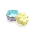 Stampi per muffin in silicone a forma di fiore tortiera colori pastello accessori cucina - Set Fiore a 7 Petali 20 Pz