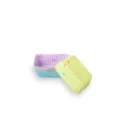 Set di stampi da forno rettangolari in silicone colorato per muffin e dolcetti pasticceria - Set Rettangolare 20 Pz