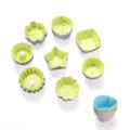 Set stampi per cupcake in silicone, pirottini per muffin multifunzione, accessori da cucina. - Set Multistile 45 Pz