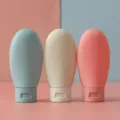 Flaconi morbidi da viaggio ricaricabili per lozione cosmetica e shampoo set da tre pezzi. - Set di 3 Pezzi Colore Nordico / 60ml