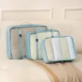Reis packing cubes 3-delige set koffer organizers voor kleding en schoenen blauw - Meerblauw 3-Delige Set