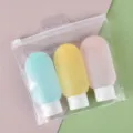 Set de bouteilles pressées cosmétiques PE mat nordique, flacon voyage lotion, coloré set - Emballage Souple EVA Set de 3 Couleurs / 60ml
