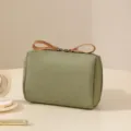 Matcha groene kleine cosmetische tas, mini draagbare make-up etui en lipstick organisator. - S / Groen