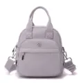 Sac à dos convertible en nylon léger décontracté sac à bandoulière élégant femmes - Violet Sicile