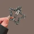 Sparkling crystal star hair clip rhinestone BB hairpin sweet accessories for girls - Grey Star BB Clip