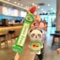 Niedlicher Weltraum Panda Schlüsselanhänger Astronaut Bär Tasche Anhänger Geschenk. - Grün