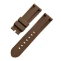 Correa de reloj de repuesto de silicona marron de 24mm pulsera deportiva impermeable - Marrón