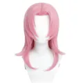 Pink Cosplay Wig Layered Long Synthetic Hair for Anime Costume Party Daily Styling - Romance Wig