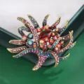 Vintage hrysou tonou krystallikes strass louche karfitsa gia gynaikeia aksouar kai moda. - Στυλ Αντίκ Χρυσό Κόκκινο (XD824064-1) / Αντίκ Χρυσό Κόκκινο