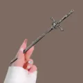 Gothic metal sword hair stick for women vintage dagger hair pin elegant hair accessories - Sword Hair Stick / Gunmetal
