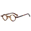 Retro Round Reading Glasses Tortoiseshell Frame Vintage Eyewear with Metal Bridge for Men Women - +1.00 Diopter / C2 Leopard Tortoise Frame