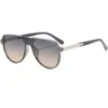 Μόδα Γυαλιά Ηλίου Aviator Με Γκρι Ντεγκραντέ Φακούς Διαφανές Σκελετό Ρετρό Ανδρικά - Διαφανής Γκρι Σκελετός Ντεγκραντέ Γκρι Κίτρινος Φακός