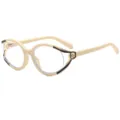 Occhiali da vista beige alla moda montatura curva elegante antiriflesso variante - C14