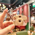 Cute capybara projection camera keychain with bell portable luminous school bag pendant gift. - Capybara Camera - Goose