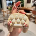 Cute capybara game controller keychain decompression toy bag pendant cute gift for friends kids - Mini Whack-A-Mole—Hammer