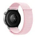 Cinturino per orologio in nylon tessuto rosa compatibile con smartwatch, design traspirante. - 18mm / Rosa Perla