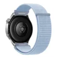 Cinturino di ricambio in nylon compatibile morbido tessuto traspirante sport polsino - 18mm / Nuvola azzurra