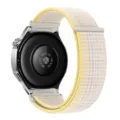 Cinturino in nylon resistente compatibile con smartwatch, caratterizzato da un design giallo. - Luce stellata colorata