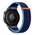 Cinturino per smartwatch in nylon intrecciato resistente, con fibbia sicura e design elegante. - Blu Navy Scuro