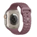 Cinturino di ricambio in silicone per Apple Watch Ultra 49mm, comodo e resistente stile. - Viola Fumo