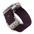 Magnetische harnas nylon loop horlogeband compatible met Apple Watch Ultra accessoire - 38/40/41/10-11 Gen 42MM Universeel / Paars