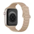 Silicone Magnetic Watch Strap with Cute Paw Design Replacement Band for Smartwatch Beige - 38/40/41/10-11th 42MM Universal / Milk Tea