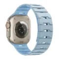 Cinturino per orologio magnetico in silicone di ricambio compatibile Apple Watch Ultra SE. - 44/45/46/49MM Universale / Nuvola azzurra