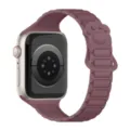Silicone magnetic watch strap with cute paw print design, compatible with smartwatches. - 38/40/41/10-11th 42MM Universal / Smoky Purple